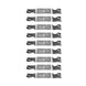 Rotary Genuine Part 11180 AYP BLADE 18 - 1/2" REPL AYP 187254 STD.LI Pack of 9 - SLE Equipment - 1