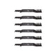 Rotary Genuine Part 11232 COMMERCIAL MULCHING BLADE REPLACES 942 - 0 Pack of 6 - SLE Equipment - 1