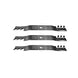 Rotary Genuine Part 11234 COMMERCIAL MULCH BLADE 20 - 3/8" Pack of 3 - SLE Equipment - 2