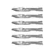 Rotary Genuine Part 11242 EXMARK BLADE 20 - 1/2"X 15/16" REPLACES 10 Pack of 6 - SLE Equipment - 1