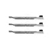 Rotary Genuine Part 11248 EXMARK BLADE 20 - 1/2"X 15/16 REPLACES 103 Pack of 3 - SLE Equipment - 1