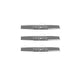 Rotary Genuine Part 1143 EDGER BLADE 10" X 1/2" SHARPENED 4 SIDES Pack of 3 - SLE Equipment - 2
