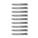 Rotary Genuine Part 11450 EXMARK BLADE 18" X 2 - 1/2" REPLACES 103 - 6 Pack of 9 - SLE Equipment - 1