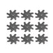 Rotary Genuine Part 1147 STAR EDGER BLADE 9" X 1/2" Pack of 9 - SLE Equipment - 1