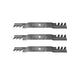 Rotary Genuine Part 11594 JOHN DEERE BLADE 21 - 3/8" REPL GX22151 CO Pack of 3 - SLE Equipment - 2