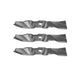 Rotary Genuine Part 11771 EXMARK BLADE 16 - 1/4" X 15/16" Pack of 3 - SLE Equipment - 1