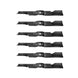 Rotary Genuine Part 12005 EXMARK BLADE 20 - 3/4" X 15/16" Pack of 6 - SLE Equipment - 1