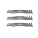 Rotary Genuine Part 12121 AYP BLADE 18 - 1/2"X5 POINT STAR Pack of 3 - SLE Equipment - 2