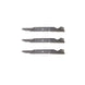 Rotary Genuine Part 12956 MTD BLADE 23 - 1/4" X 6 PT. STAR Pack of 3 - SLE Equipment - 1