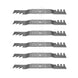 Rotary Genuine Part 13129 TORO BLADE 21 - 1/2" X 5/8" COMMERCIAL MUL Pack of 6 - SLE Equipment - 1