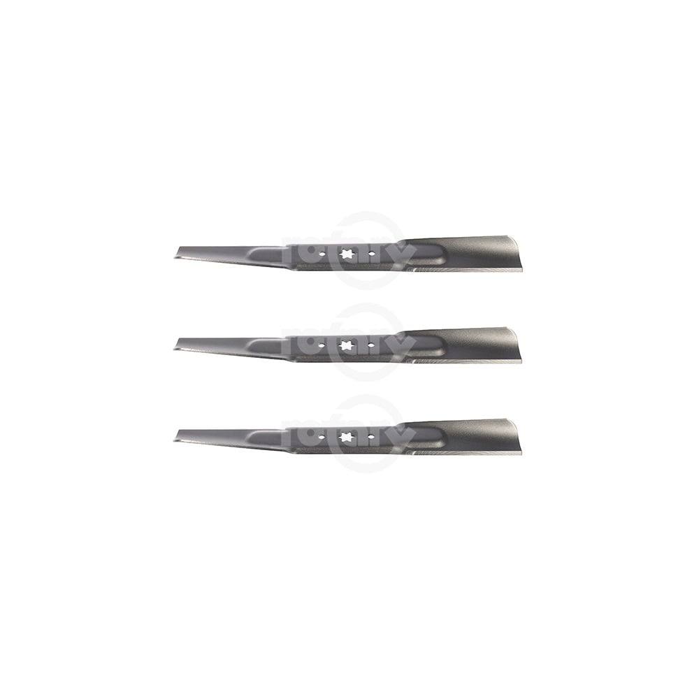 Rotary Genuine Part 13238 BLADE 23 - 1/4" X STAR REPL MTD 942 - 04290 Pack of 3 - SLE Equipment - 2