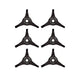 Rotary Genuine Part 14285 AIRECUT TRI BLADE 10" BRUSH CUTTER BLADE Pack of 6 - SLE Equipment - 1
