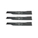 Rotary Genuine Part 14436 HUSTLER BLADE 16 - 1/2" X 5/8" Pack of 3 - SLE Equipment - 2