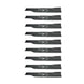 Rotary Genuine Part 14436 HUSTLER BLADE 16 - 1/2" X 5/8" Pack of 9 - SLE Equipment - 1
