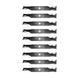 Rotary Genuine Part 14459 AYP BLADE 18 - 1/2" X 2 - 1/2" HIGH LIFT REP Pack of 9 - SLE Equipment - 1