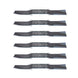 Rotary Genuine Part 14744 TORO BLADE 21 - 3/4" X 1/2" REPL TORO 92 - 5 Pack of 6 - SLE Equipment - 1