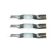 Rotary Genuine Part 14789 KUBOTA BLADE 16 - 5/8" X .715" Pack of 3 - SLE Equipment - 1