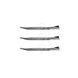 Rotary Genuine Part 2000 WHEEL HORSE BLADE 13 - 7/8"X3/4" Pack of 3 - SLE Equipment - 2