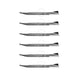 Rotary Genuine Part 2000 WHEEL HORSE BLADE 13 - 7/8"X3/4" Pack of 6 - SLE Equipment - 1
