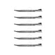 Rotary Genuine Part 2001 WHEEL HORSE BLADE 16" X 3/4" Pack of 6 - SLE Equipment - 1