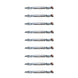 Rotary Genuine Part 50399 BLADE FOR CASTELGARDEN / GGP REPL GGP 84 Pack of 9 - SLE Equipment - 1