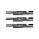 Rotary Genuine Part 6009 SCAG BLADE 16 - 1/2"X 5/8" REPLACES 48184 Pack of 3 - SLE Equipment - 1