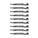 Rotary Genuine Part 6028 MTD BLADE 21 - 3/16"X 13/32" Pack of 9 - SLE Equipment - 1
