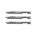 Rotary Genuine Part 6045 MULCHER BLADE 21" X 3/8" UNIVERSAL Pack of 3 - SLE Equipment - 2