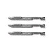 Rotary Genuine Part 6045 MULCHER BLADE 21" X 3/8" UNIVERSAL Pack of 3 - SLE Equipment - 2