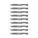 Rotary Genuine Part 6045 MULCHER BLADE 21" X 3/8" UNIVERSAL Pack of 9 - SLE Equipment - 1