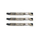 Rotary Genuine Part 6046 MULCHER BLADE 22" X 3/8" UNIVERSAL Pack of 3 - SLE Equipment - 1