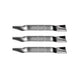 Rotary Genuine Part 6168 GRASSHOPPER BLADE 21" X 1/2" REPLACES 32 Pack of 3 - SLE Equipment - 1