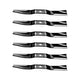 Rotary Genuine Part 6209 KUBOTA BLADE 20 - 1/2"X 1 - 1/8" Pack of 6 - SLE Equipment - 1