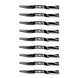 Rotary Genuine Part 6209 KUBOTA BLADE 20 - 1/2"X 1 - 1/8" Pack of 9 - SLE Equipment - 1