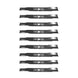 Rotary Genuine Part 951 UNIVERSAL BLADE 18" X 1" STRAIGHT Pack of 9 - SLE Equipment - 1