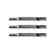 Rotary Genuine Part 9986 TORO BLADE 24 - 3/4"X 1/2" Pack of 3 - SLE Equipment - 1