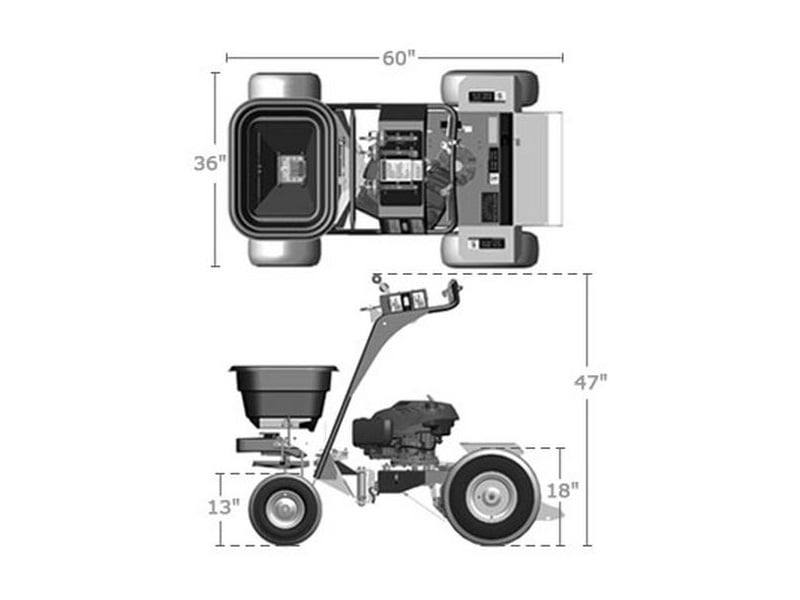 Ferris FS1100 Ride On Spreader HON GX160 - 100 lbs