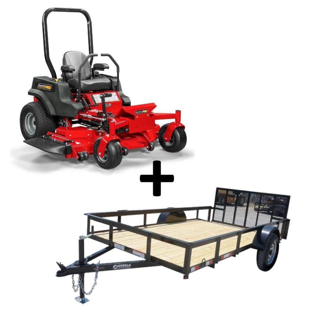 Snapper Pro S120 5901862 61" Zero Turn Mower 6x12 Utility Trailer Package Deal