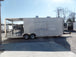 8.5' x 26' White Concession Food Trailer