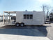 8.5' x 26' White Concession Food Trailer