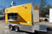 8.5' x 14' Concession Food Trailer Yellow Event Catering