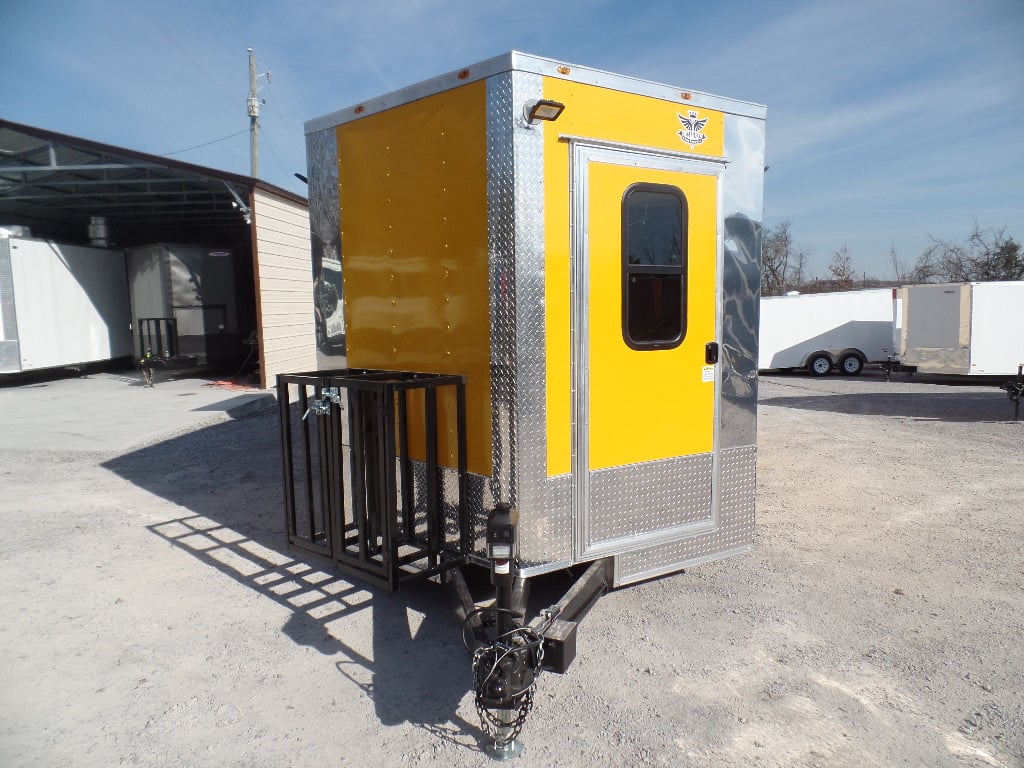 8.5' x 24' Penske Yellow Concession Food Trailer