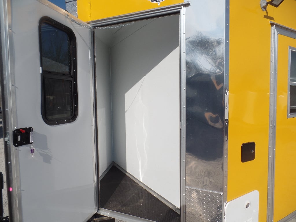 8.5' x 24' Penske Yellow Concession Food Trailer