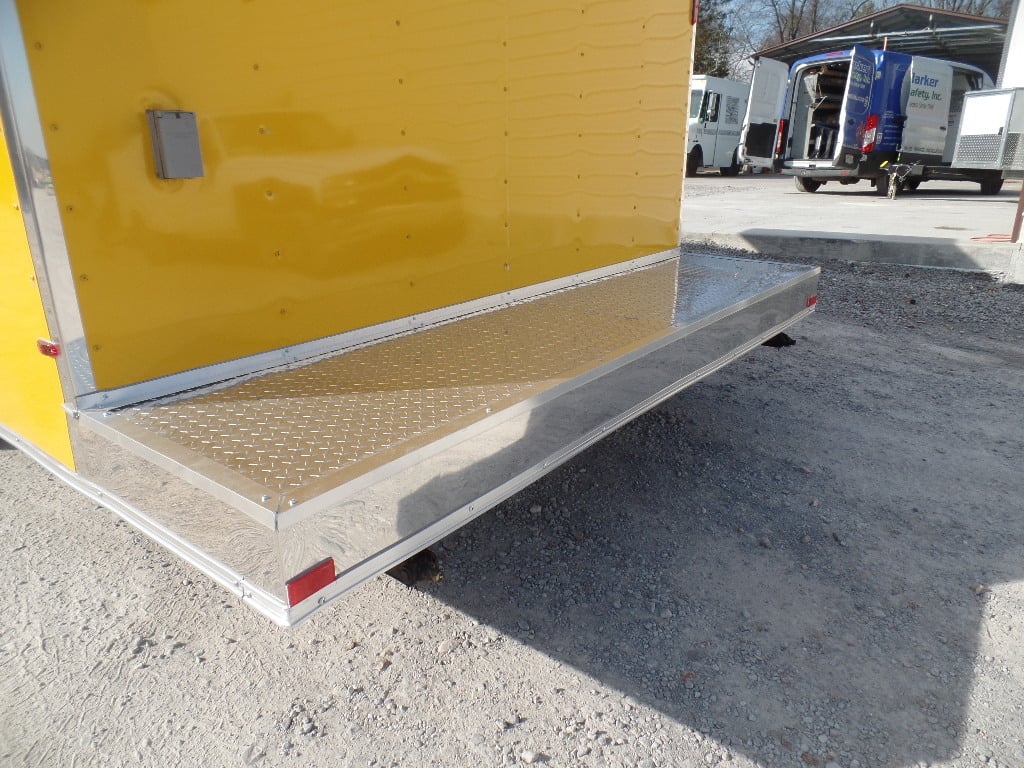 8.5' x 24' Penske Yellow Concession Food Trailer