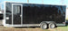 8.5' x 20' Black Concession Food Event Catering Trailer