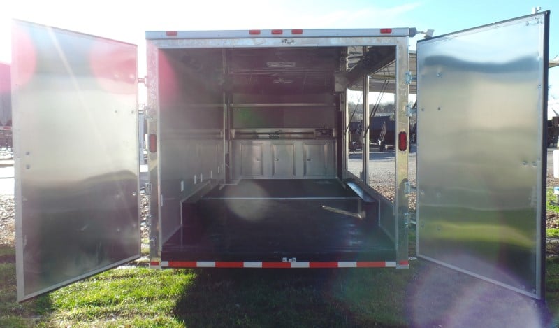 8.5' x 20' Black Concession Food Event Catering Trailer