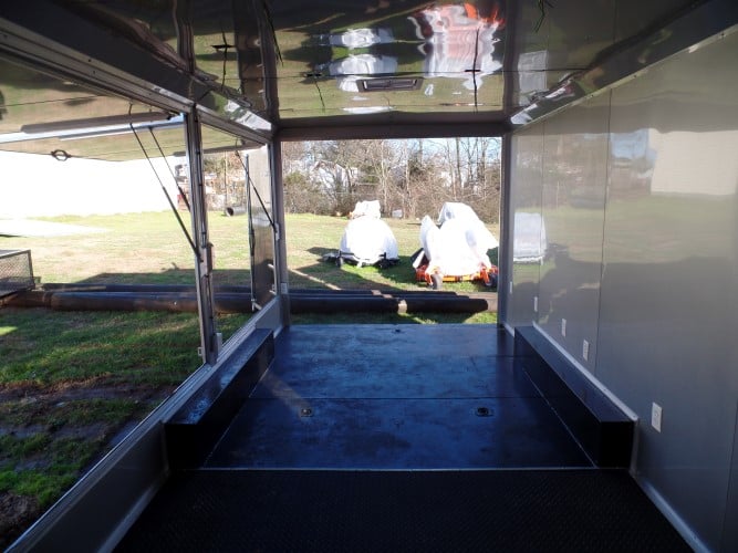 8.5' x 20' Black Concession Food Event Catering Trailer