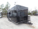 8.5' x 20' Black Concession Food Trailer