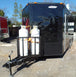 8.5' x 18' Concession Food Trailer Black With Appliances