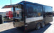 8.5' x 18' Concession Food Trailer Black Event Catering